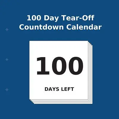 Calendar cu numărătoare inversă de 100 de zile Tear-Off - 100 Day Tear-Off Countdown Calendar