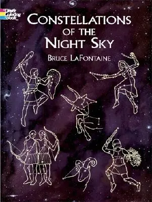 Constelații ale cerului nopții Carte de colorat - Constellations of the Night Sky Coloring Book