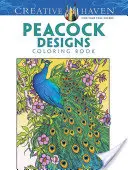 Carte de colorat Creative Haven Peacock Designs - Creative Haven Peacock Designs Coloring Book