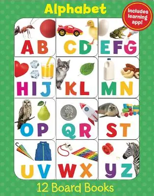 Alphabet (set de 12 cărți și aplicație descărcabilă!) - Alphabet (12 Book Set & Downloadable App!)