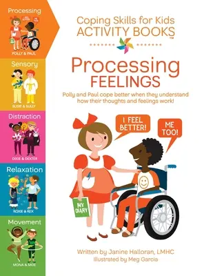 Cărți de activități cu abilități de coping pentru copii: Procesarea sentimentelor - Coping Skills for Kids Activity Books: Processing Feelings