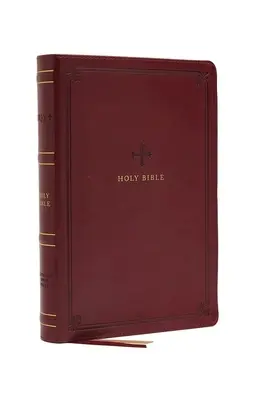 Nrsv, Biblia catolică, Standard cu caractere mari, Leathersoft, Roșu, Comfort Print: Sfânta Biblie - Nrsv, Catholic Bible, Standard Large Print, Leathersoft, Red, Comfort Print: Holy Bible
