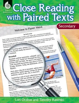 Citirea de aproape cu texte în perechi Nivel secundar - Close Reading with Paired Texts Secondary