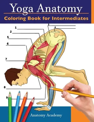 Yoga Anatomy Coloring Book for Intermediates: 50+ incredibil de detaliate autoteste Intermediate Yoga Poses Carte de lucru colorată Cadou perfect pentru Yoga Instructo - Yoga Anatomy Coloring Book for Intermediates: 50+ Incredibly Detailed Self-Test Intermediate Yoga Poses Color workbook Perfect Gift for Yoga Instructo