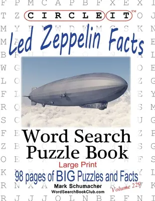 Circle It, Led Zeppelin fapte, Căutare în cuvinte, Carte puzzle - Circle It, Led Zeppelin Facts, Word Search, Puzzle Book