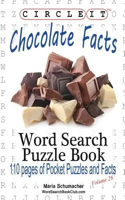 Circle It, Informații despre ciocolată, Căutare în cuvinte, Carte puzzle - Circle It, Chocolate Facts, Word Search, Puzzle Book