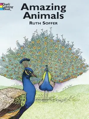 Carte de colorat cu animale uimitoare - Amazing Animals Coloring Book