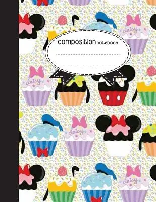 Caiet de compunere, 8.5 x 11, 110 pagini: Cupcake Daisy: (Caiete) - Composition Notebook, 8.5 x 11, 110 pages: cupcake daisy: (Notebooks)