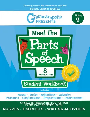 Caietul de lucru cu părțile de vorbire, clasa 4 - The Parts of Speech Workbook, Grade 4