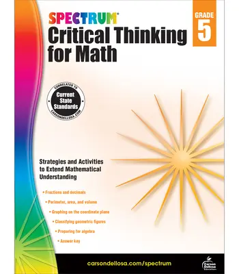 Spectrum Critical Thinking for Math, clasa 5 - Spectrum Critical Thinking for Math, Grade 5