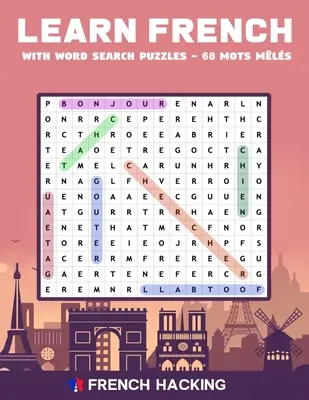 Învață limba franceză cu puzzle-uri de căutare a cuvintelor - 68 Mots Mls - Learn French With Word Search Puzzles - 68 Mots Mls