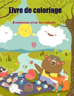 Carte de colorat animale pentru copii - Livre de coloriage d'animaux pour les enfants
