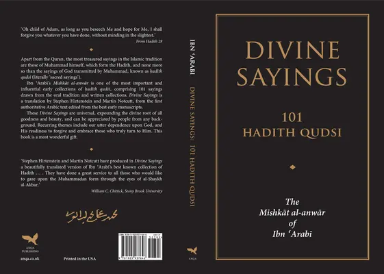 Ziceri divine: 101 Hadith Qudsi: Mishkat Al-Anwar de Ibn 'Arabi - Divine Sayings: 101 Hadith Qudsi: The Mishkat Al-Anwar of Ibn 'Arabi