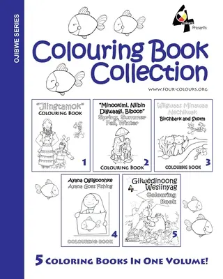 Colecția de cărți de colorat Ojibwe - Ojibwe Colouring Book Collection
