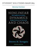 Manual de soluții pentru studenți pentru dinamică neliniară și haos, ediția a 2-a - Student Solutions Manual for Nonlinear Dynamics and Chaos, 2nd Edition