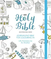 NIV Journalling Bible for Colouring In - Cu margini fără linii și ilustrații de colorat - NIV Journalling Bible for Colouring In - With unlined margins and illustrations to colour in