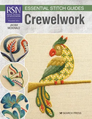 Ghiduri de cusături esențiale Rsn: Crewelwork - Ediție de format mare - Rsn Essential Stitch Guides: Crewelwork - Large Format Edition