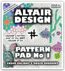 Altair Design Pattern Pad - Carte geometrică de colorat - Altair Design Pattern Pad - Geometrical Colouring Book