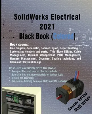 SolidWorks Electrical 2021 Carte neagră (colorată) - SolidWorks Electrical 2021 Black Book (Colored)