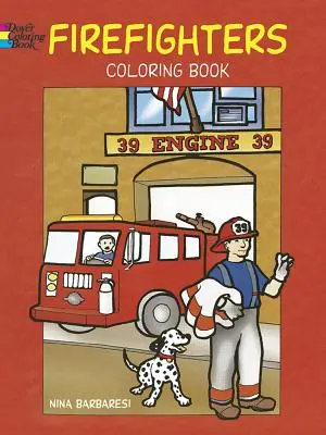 Cartea de colorat Pompierii - Firefighters Coloring Book