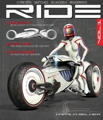 Ride: Concept futurist de motocicletă electrică - Ride: Futuristic Electric Motorcycle Concept