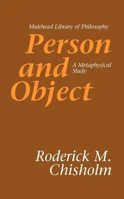 Persoană și obiect: Un studiu metafizic - Person and Object: A Metaphysical Study