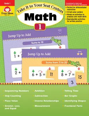 Take It to Your Seat Math Centers, clasa 1 - Take It to Your Seat Math Centers Grade 1
