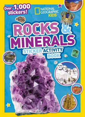 Rocks and Minerals Carte de activități cu autocolante - Rocks and Minerals Sticker Activity Book
