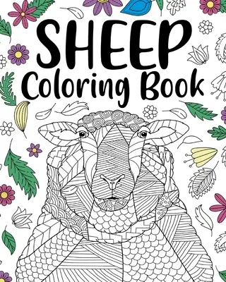Carte de colorat cu oi - Sheep Coloring Book