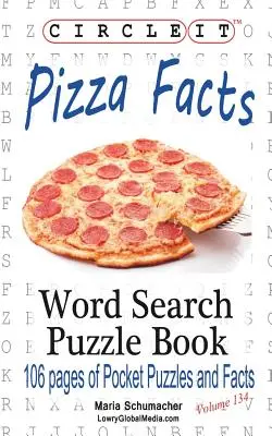 Circle It, Informații despre pizza, Căutare în cuvinte, Carte puzzle - Circle It, Pizza Facts, Word Search, Puzzle Book