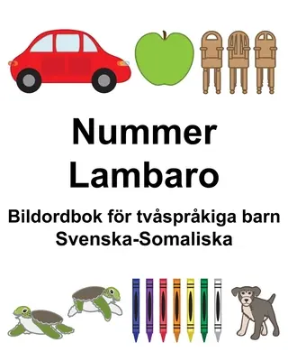 Swedish-Somali Numbers/Lambaro Carte ilustrată bilingvă pentru copii - Svenska-Somaliska Nummer/Lambaro Bildordbok fr tvsprkiga barn