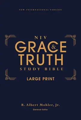 Niv, Biblia de studiu Harul și Adevărul, tipar mare, copertă cartonată, litere roșii, tipar confortabil - Niv, the Grace and Truth Study Bible, Large Print, Hardcover, Red Letter, Comfort Print