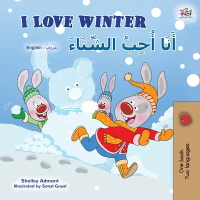 Iubesc iarna (Carte bilingvă engleză-arabă pentru copii) - I Love Winter (English Arabic Bilingual Book for Kids)