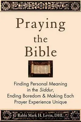 Rugăciunea Bibliei: Găsirea sensului personal în Siddur, eliminarea plictiselii și transformarea fiecărei experiențe de rugăciune în ceva unic - Praying the Bible: Finding Personal Meaning in the Siddur, Ending Boredom & Making Each Prayer Experience Unique