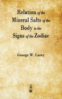 Relația dintre sărurile minerale ale corpului și semnele zodiacale - Relation of the Mineral Salts of the Body to the Signs of the Zodiac