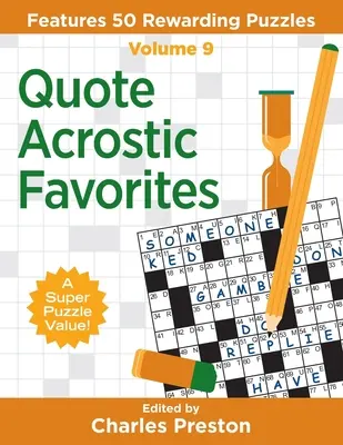 Quote Acrostic Favorites: Caracteristici 50 Rewarding Puzzles - Quote Acrostic Favorites: Features 50 Rewarding Puzzles