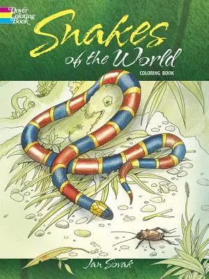 Șerpi din lume Carte de colorat - Snakes of the World Coloring Book