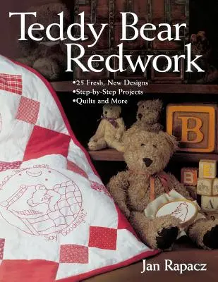 Ursuleț de pluș Redwork - Teddy Bear Redwork