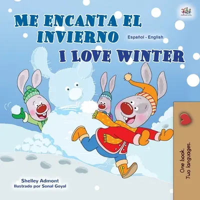 Iubesc iarna (carte bilingvă spaniolă engleză pentru copii) - I Love Winter (Spanish English Bilingual Children's Book)