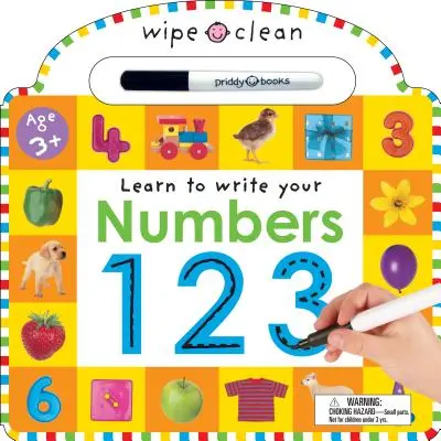 Numerele 1 2 3 [Cu marker șters] - Numbers 1 2 3 [With Erasable Marker]