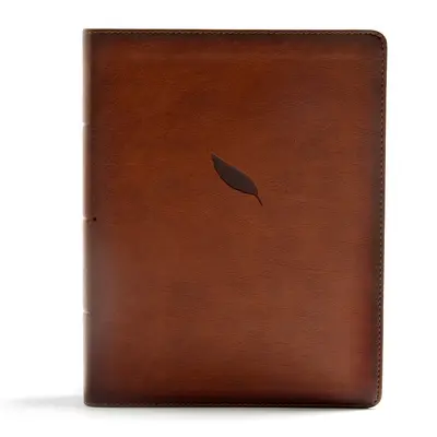 Biblia de luat notițe CSB Legacy, Tan Leathertouch - CSB Legacy Notetaking Bible, Tan Leathertouch
