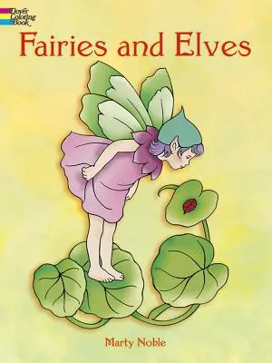 Zâne și elfi Carte de colorat - Fairies and Elves Coloring Book