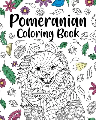 Pomeranian Carte de colorat - Pomeranian Coloring Book