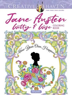 Carte de colorat Creative Haven Jane Austen Witty & Wise - Creative Haven Jane Austen Witty & Wise Coloring Book