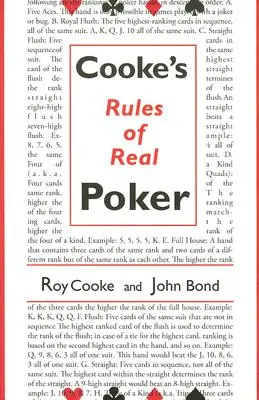 Regulile lui Cooke pentru poker adevărat - Cooke's Rules of Real Poker