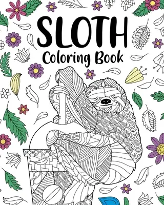 Cartea de colorat Sloth - Sloth Coloring Book