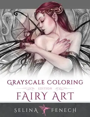 Fairy Art - Ediție de colorat în scală de gri - Fairy Art - Grayscale Coloring Edition