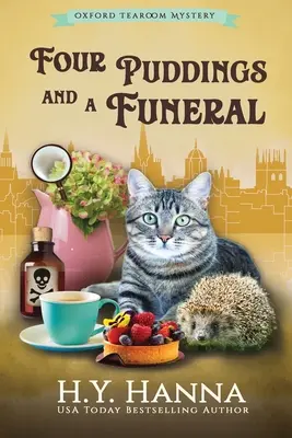 Patru budinci și o înmormântare (LARGE PRINT): The Oxford Tearoom Mysteries - Cartea 6 - Four Puddings and a Funeral (LARGE PRINT): The Oxford Tearoom Mysteries - Book 6
