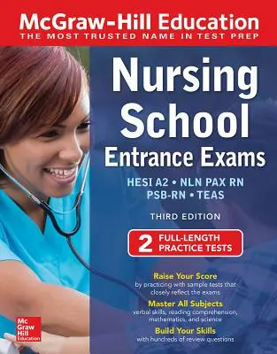 McGraw-Hill Education Nursing School Entrance Exams, ediția a treia - McGraw-Hill Education Nursing School Entrance Exams, Third Edition