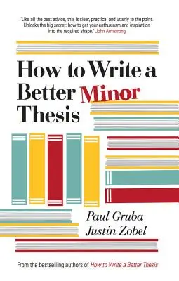 Cum să scrii o teză minoră mai bună - How to Write a Better Minor Thesis